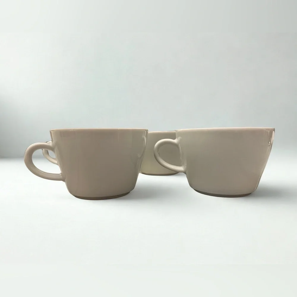 Crate and Barrel Kahla Mugs Set of 4 White